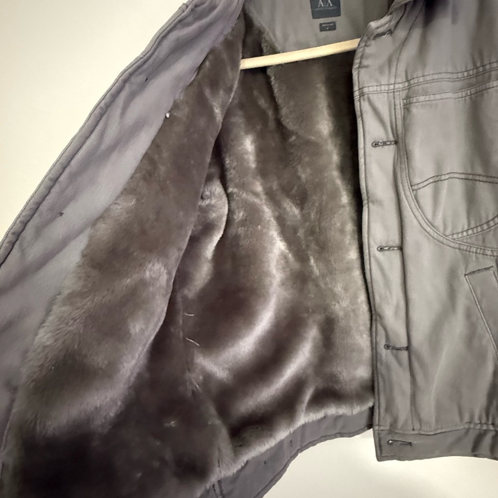 Armani Exchange Men's Taupe Jacket - Picture 3 of 5